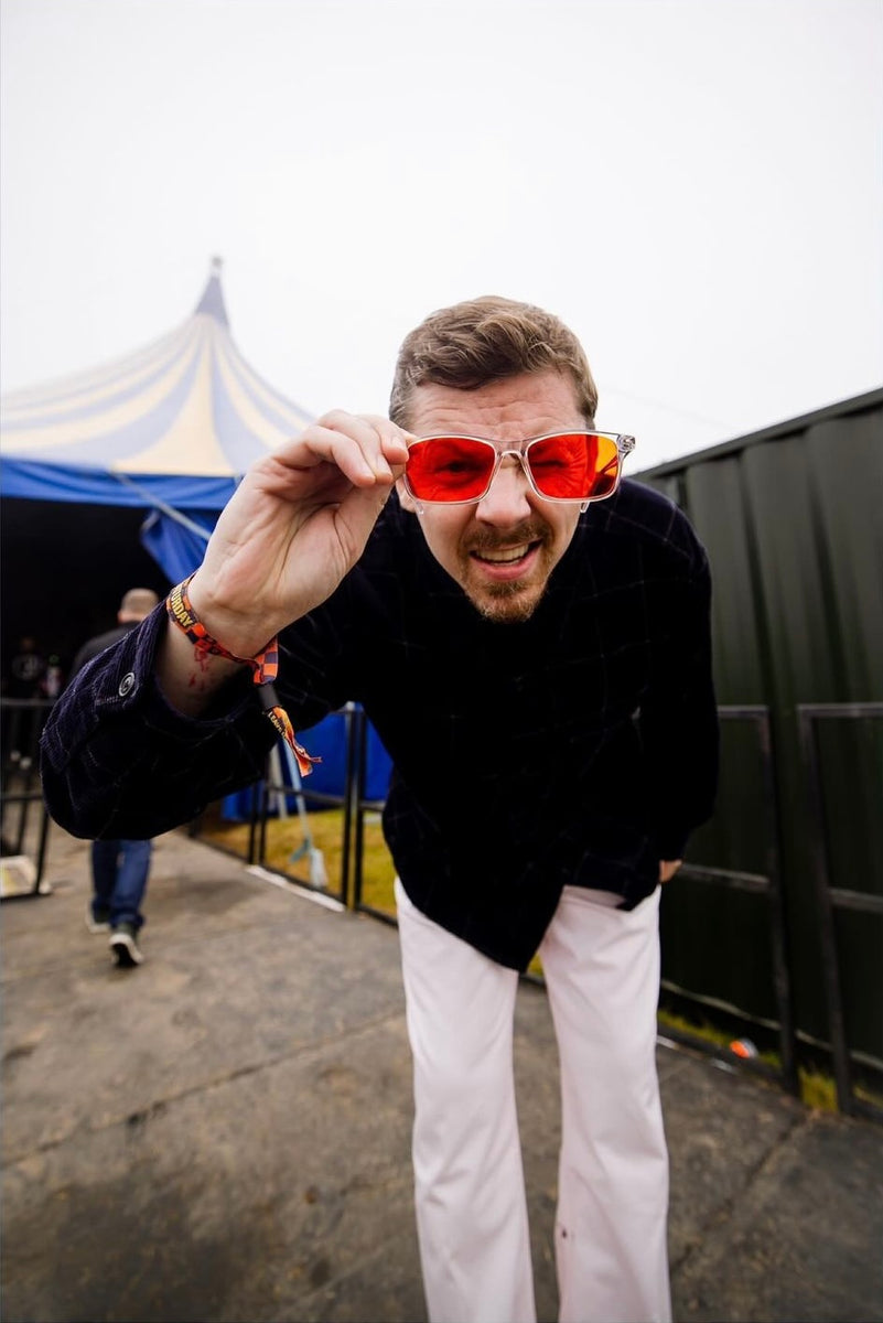 Prof Green Rapper Professor Green Was Seeing Red at Boardmasters Festival – Ra Optics