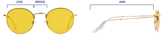 Frame measurements diagram